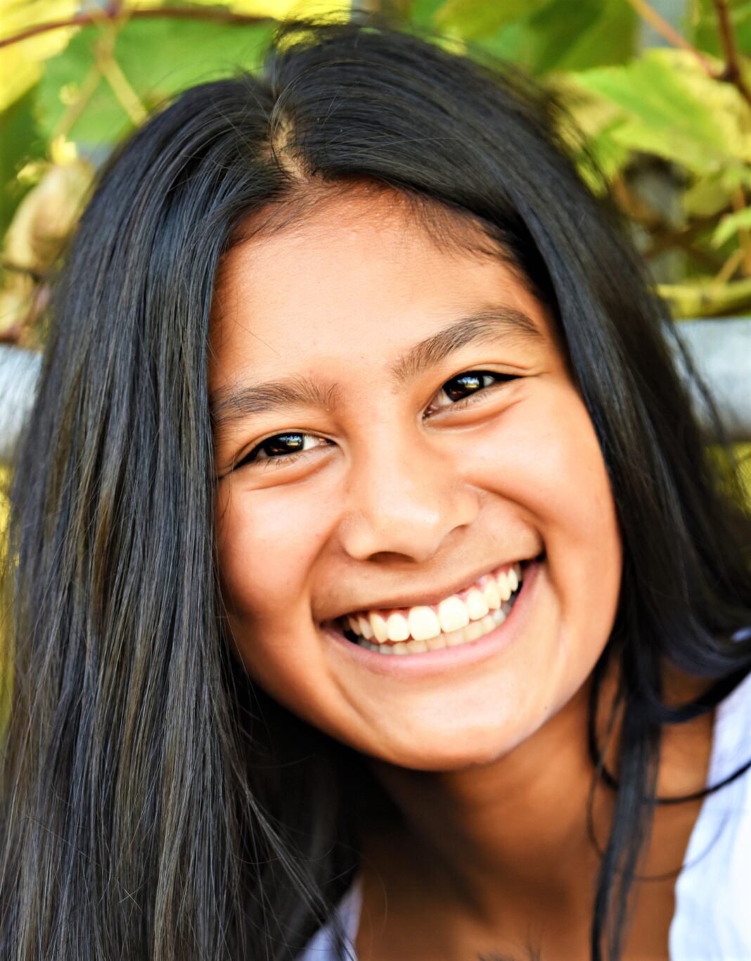 Young woman smiling